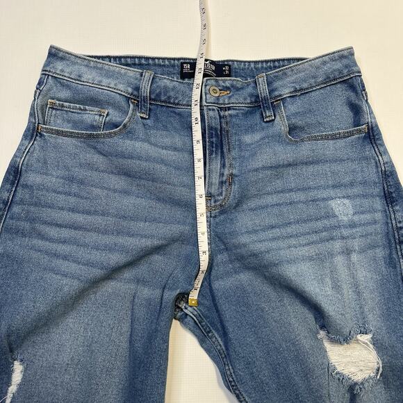 Hollister High Rise Vintage Baggy Jeans Women's Size 15 R 32X31 Ripped - Picture 6 of 9